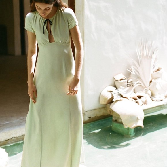 STAUD Dresses & Skirts - Staud Spring'17 Palm Tree Keyhole Maxi